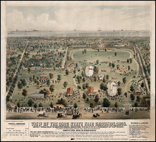 View of the Ohio State Fair Grounds, 1856
