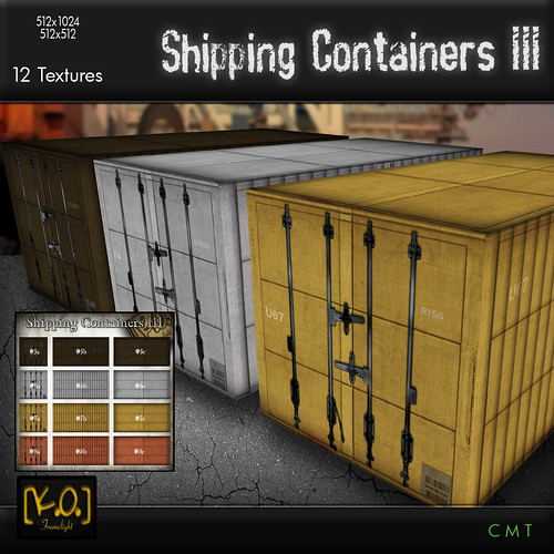 [K.O.] - Shipping Containers III - 12 Textures by Khan Omizu