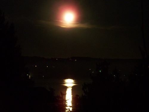 feb 029 Long exposure moonset over water