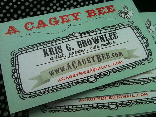 New business cards by acageybee