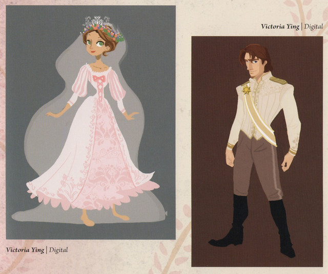 Posted to TangledInspired Wedding With Disney Princess Bridesmaids