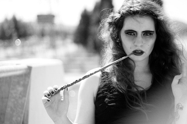 Bellatrix Lestrange inspired my twin once again LOVE THIS PICTURE