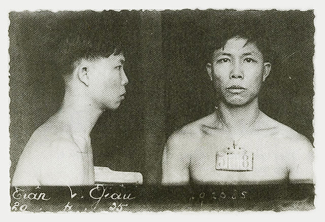 Nhà tù Côn Sơn - Ảnh căn cước năm 1935 của tù nhân Trần Văn Giàu (1911-2010)