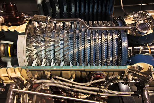 Allison T56-A1 cutaway compressor section by fangleman