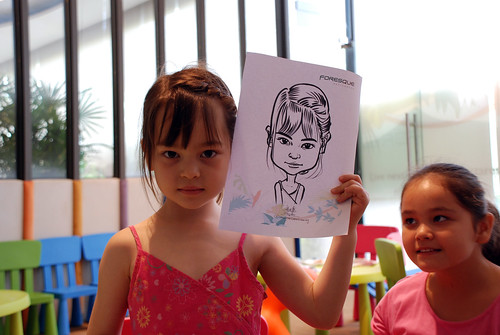 caricature live sketching for Foresque Residences Roadshow - Day 2 - 4