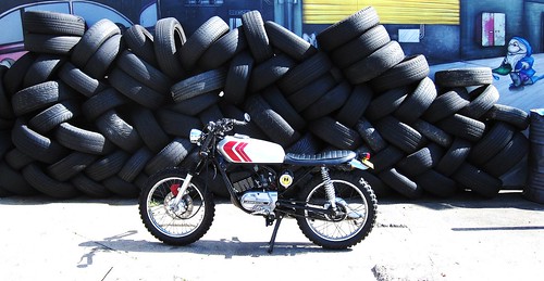 Spare Tyre by Paddington Motorcyclist