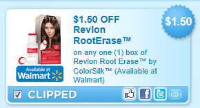 Revlon Root Erase By Colorsilk (available At Walmart) Coupon