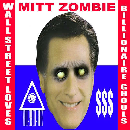 MITT ZOMBIE POSTER by Colonel Flick