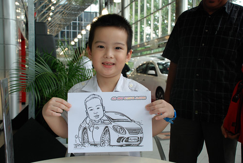 Caricature live sketching for Tan Chong Nissan Almera Soft Launch - Day 1 - 28