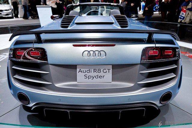 Audi R8 GT Spyder at the Detroit Auto Show NAIAS 