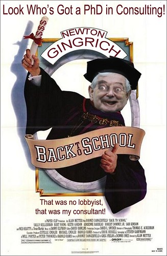 NEWTON GINGRICH BACK TO SCHOOL by Colonel Flick