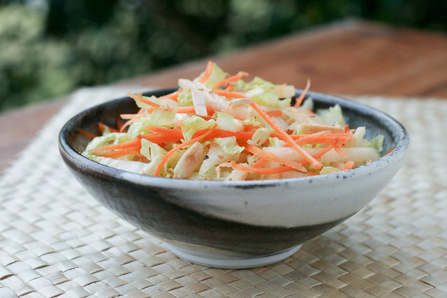 Napa Cabbage, Asian Pear & Carrot Salad