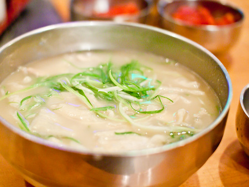 Korean chicken noodle soup