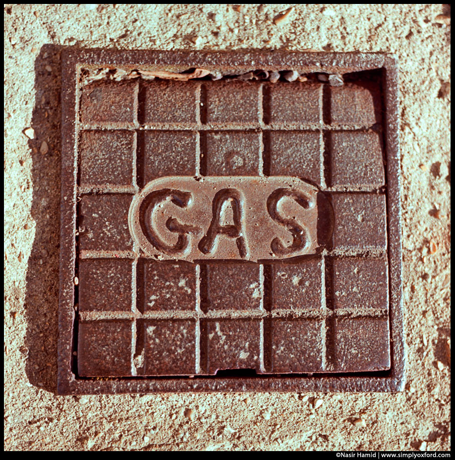 metal gas cover