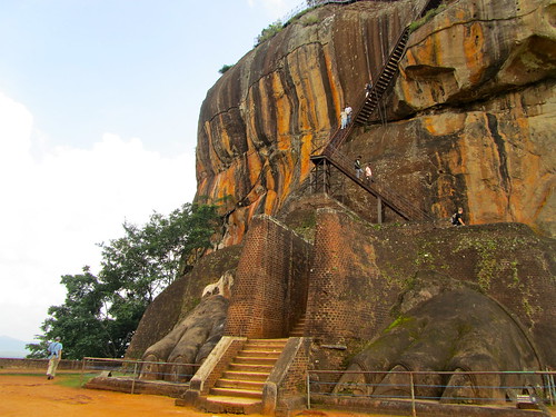 Lion's paws, Sigiriya, Sri Lanka