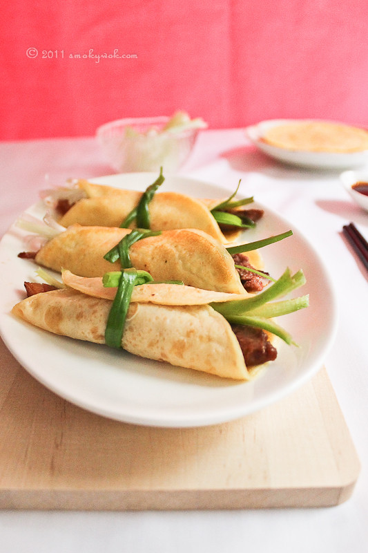 Chinese Roast Duck with Pancakes 
