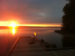  Sunset at Caney Lake 