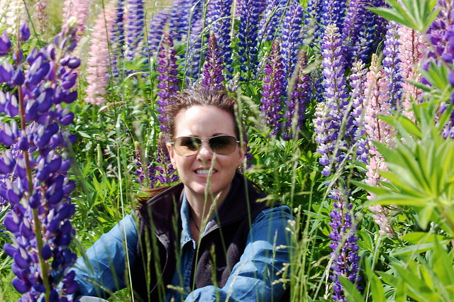 Leah in the Lupins