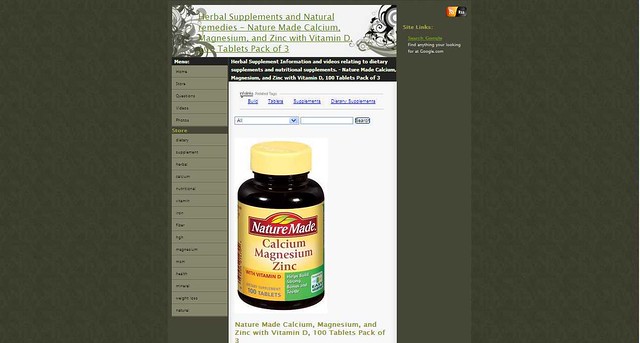 Vitamin And Herbal Remedies For Sale