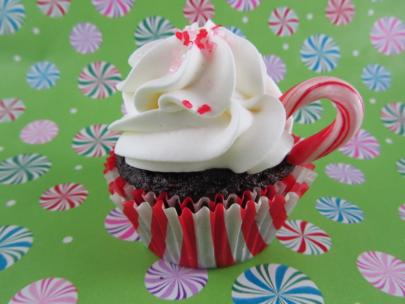 peppermint mocha cupcake Mocha Cake with Peppermint Whipped Cream Frosting