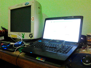 Membongkar laptop Acer 4540 - Jual Laptop Bekas Acer 4540