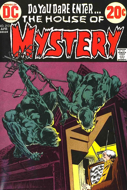 House of Mystery 213 cover by Bernie Wrightson