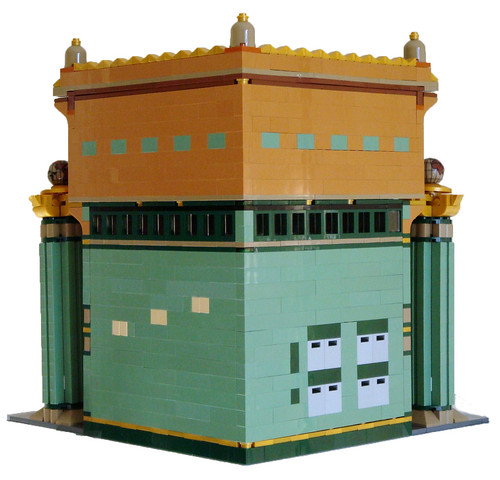 LEGO Modular Bank - back view 