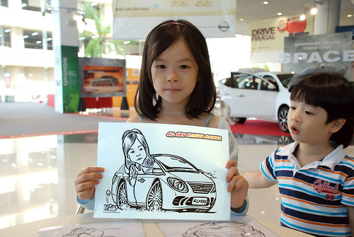 Caricature live sketching for Tan Chong Nissan Motor Almera Soft Launch - Day 4 - 16