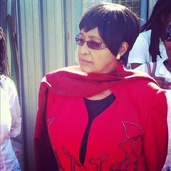 Winnie Mandela visits Sheffield Road Cape Town