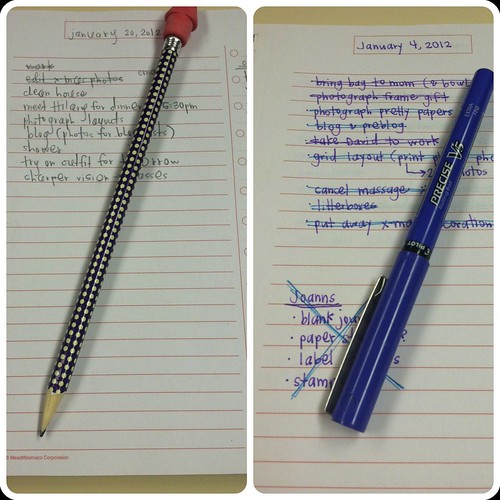 Pencil VS Pen