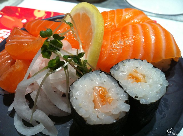 Salmon Maki, Nigiri & Sashimi