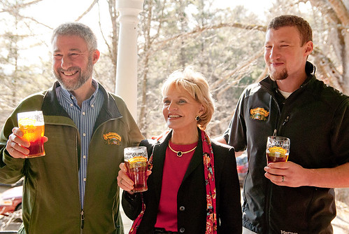 Sierra Nevada announcement with Gov. Bev Perdue and others