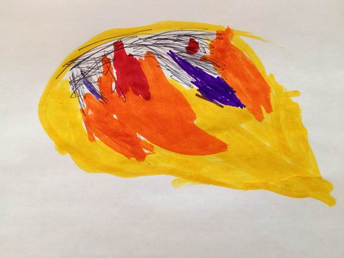 Map of the world through the eyes of a 4 year old. #creativeplay #drawing