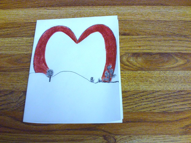 Drawing A Heart Theme For My Sunet Card