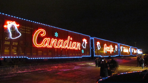 The CP Holiday Train (by: Bench Just Because, creative commons license)