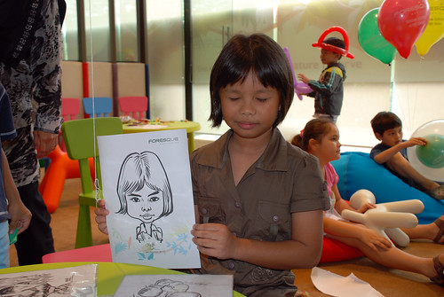caricature live sketching for Foresque Residences Roadshow - Day 2 - 9