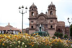 Plaza de Armas flowers