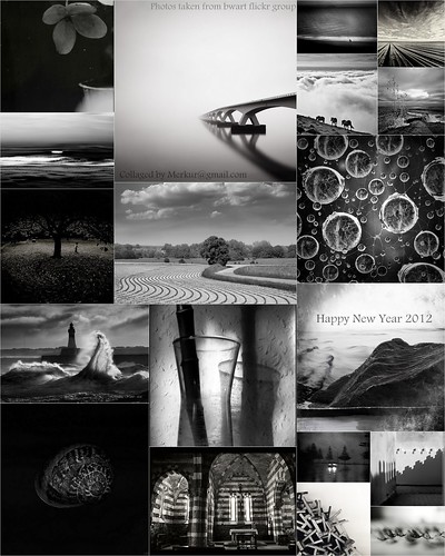 Happy 2012 - Black and white art from bwart group by Merkur*