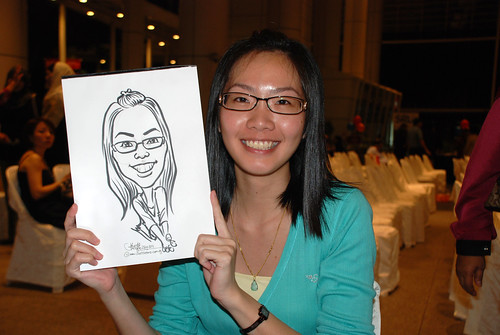 caricature live sketching for kidsREAD Volunteer Appreciation Day 2011 - 18