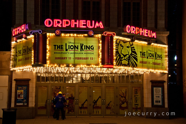 Lion King - Orpheum Theater, Minneapolis