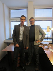 Matz Engman of Luleå Business Agency & Niklas Myhr