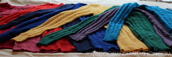 rainbow colors american eagle v neck sweaters