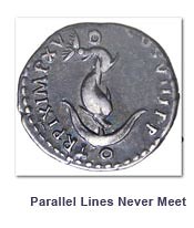 Dolphin on Anchor coin