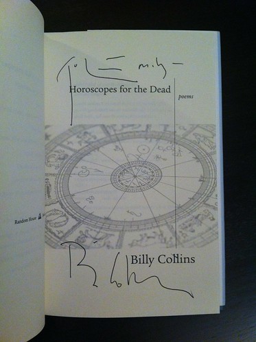 Signed copy of Horoscopes for the Dead