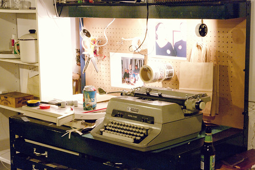 typewriter table