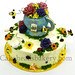 Flowers and Bees Cake