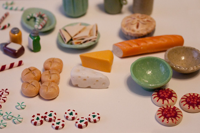 Polymer Clay Mini Food & Pottery