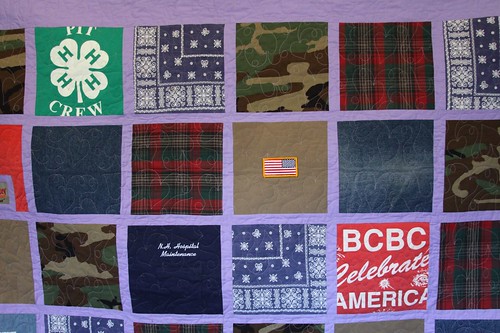Military Memory Quilt NH Army National Guard