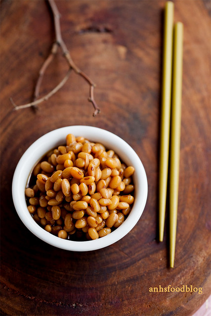 Soy beans, simmered in ginger and sweet soy sauce