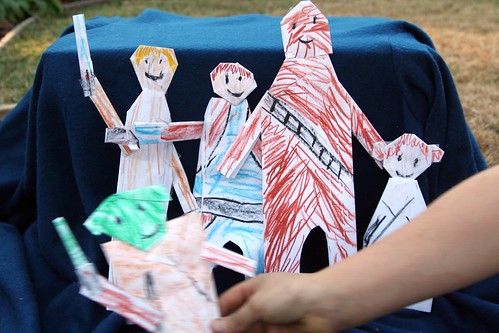 Lucas's "Origami Star Wars Characters" Paper Dolls